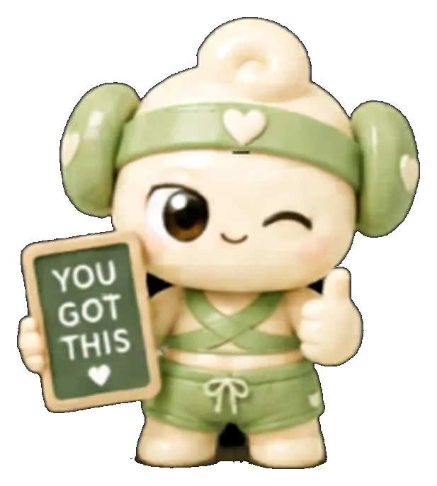 Limey cầm bảng You got this